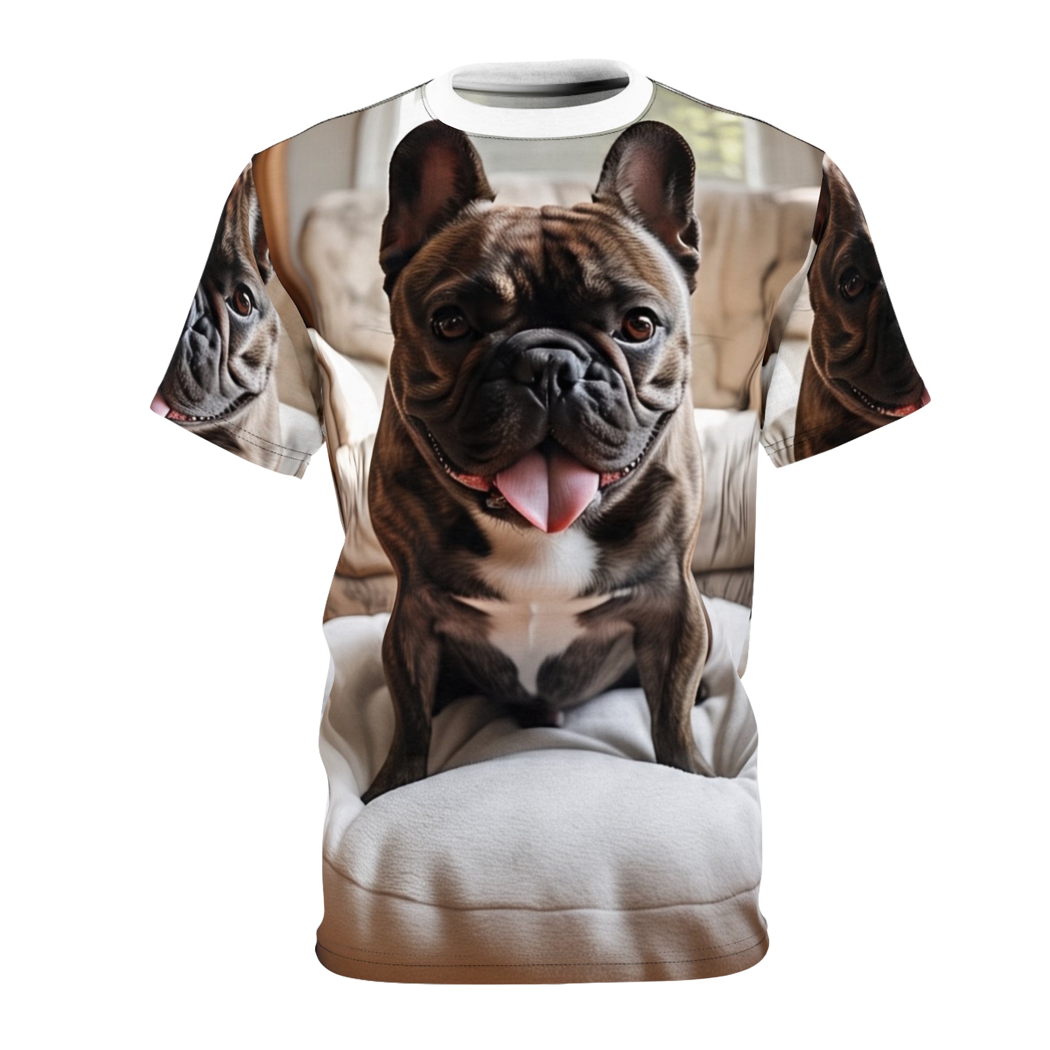 Fun Frenchie Print Unisex Tee - Perfect for Pet Lovers!