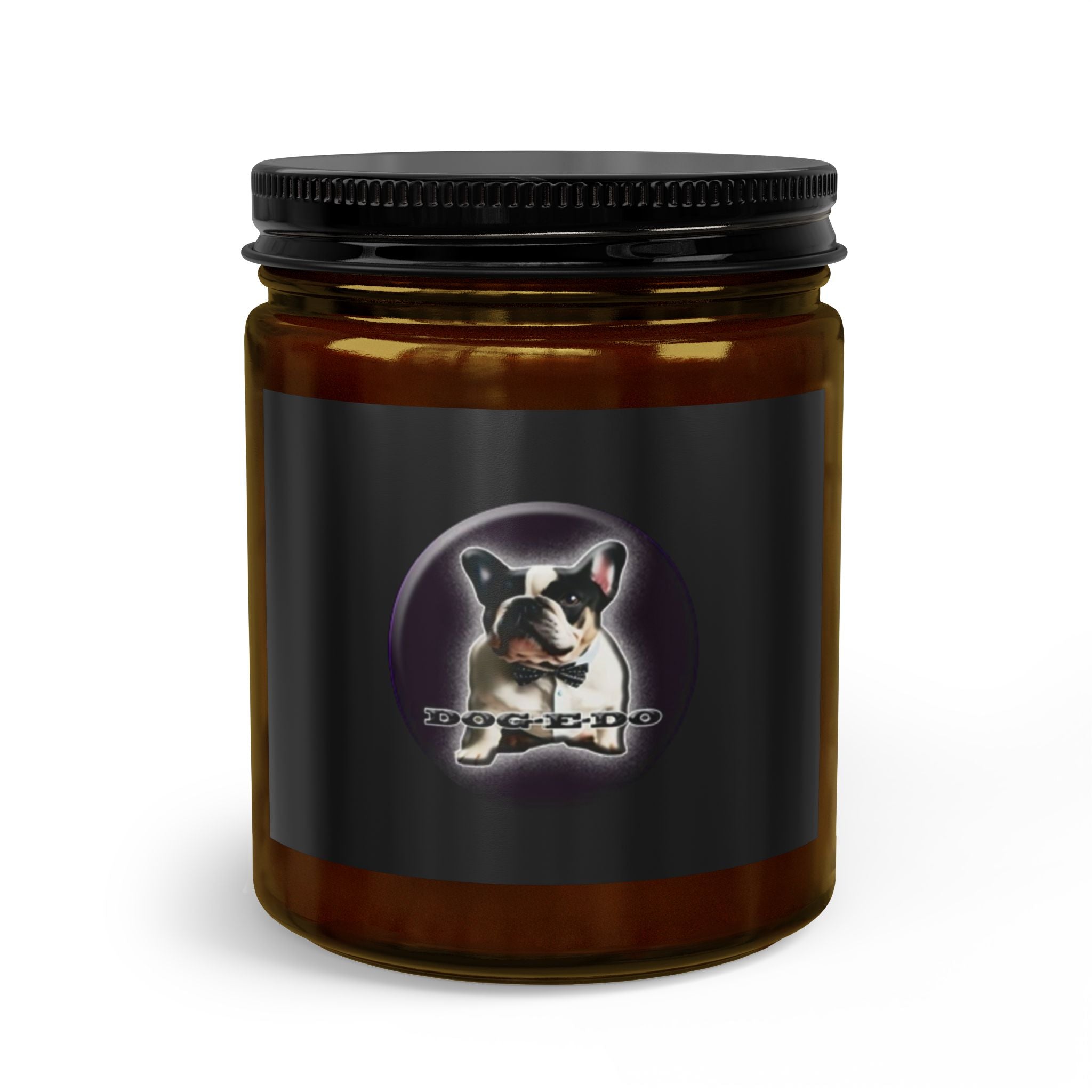 Dog Lover Candle Set with Matches & Wick Trimmer — Boston Terrier Design