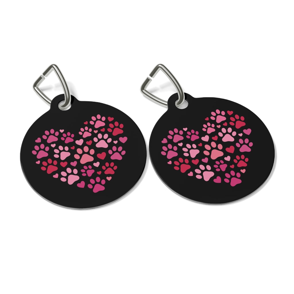 Pet Tag — Heart of Pawprints Personalized Dog/Cat ID Tag