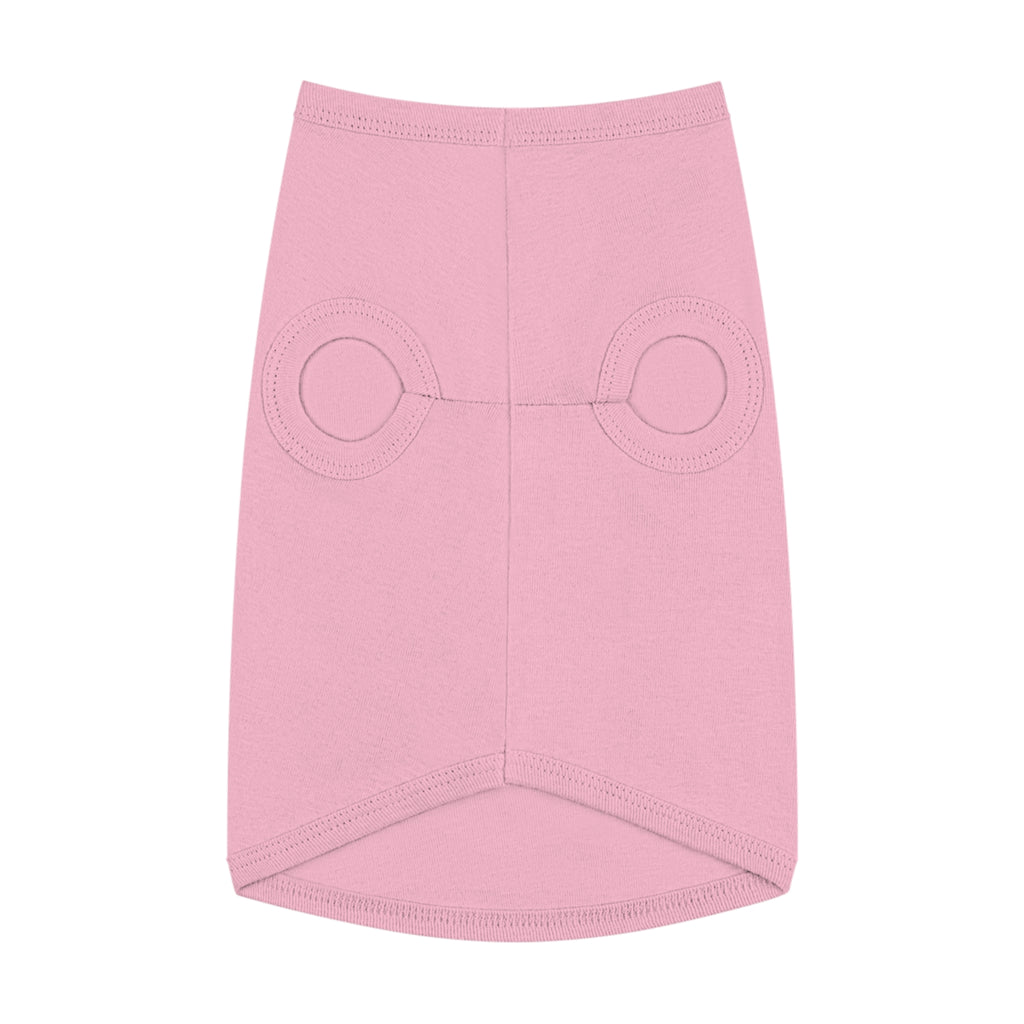 Pet Tank Top — Pink Paw Heart Dog & Cat Tee for Valentines & Everyday Wear