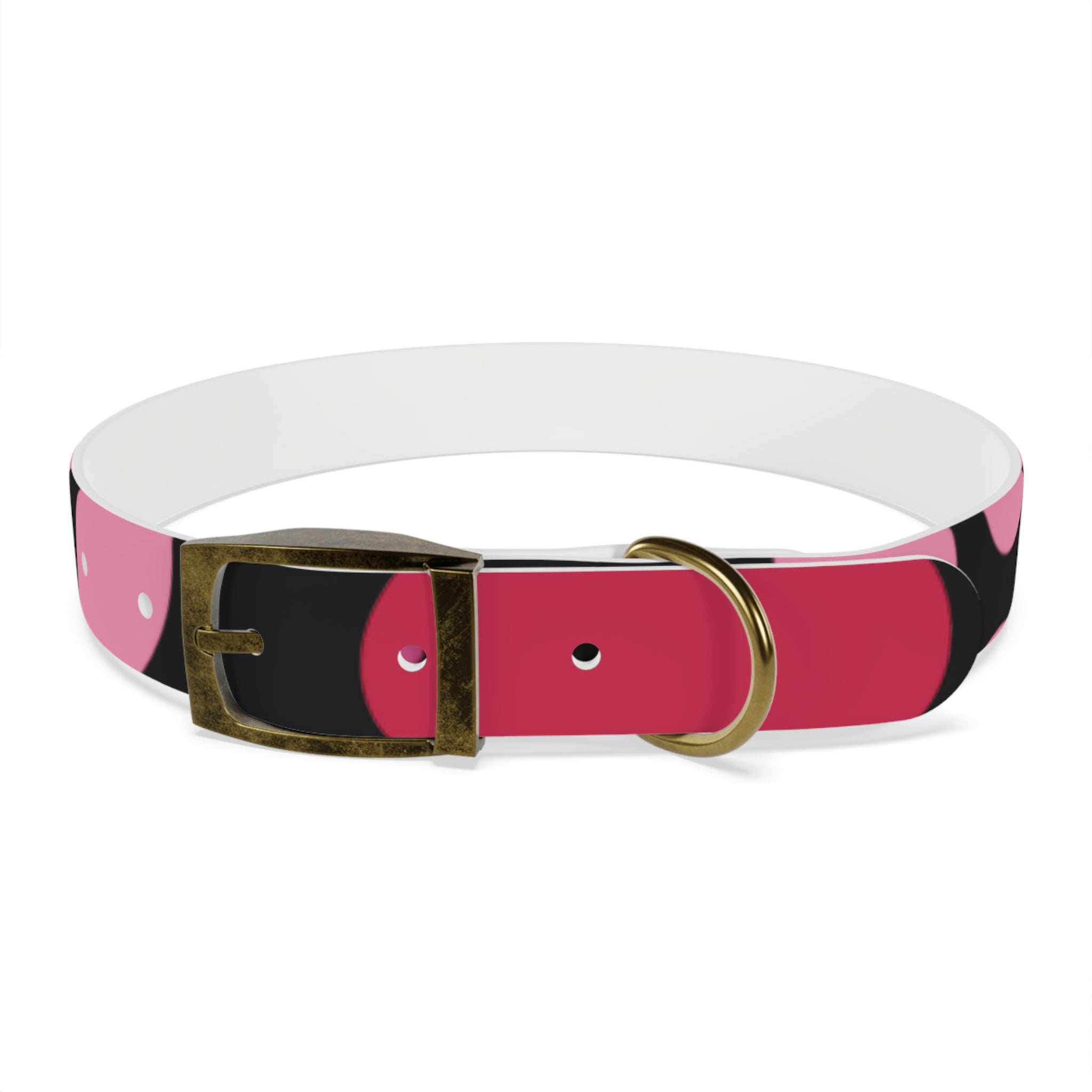 Pink Heart Dog Collar — Valentine’s Day Cute Pet Accessory