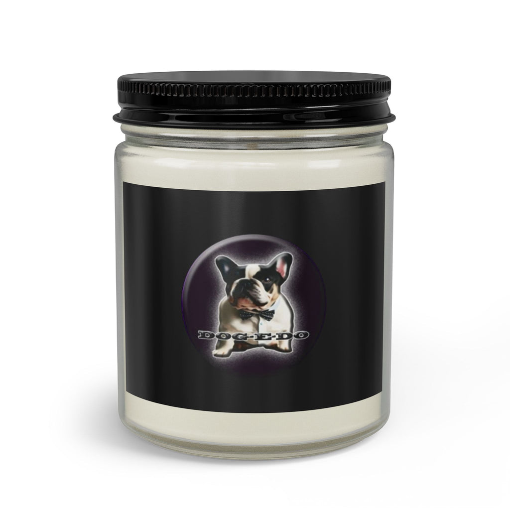 Dog Lover Candle Set with Matches & Wick Trimmer — Boston Terrier Design