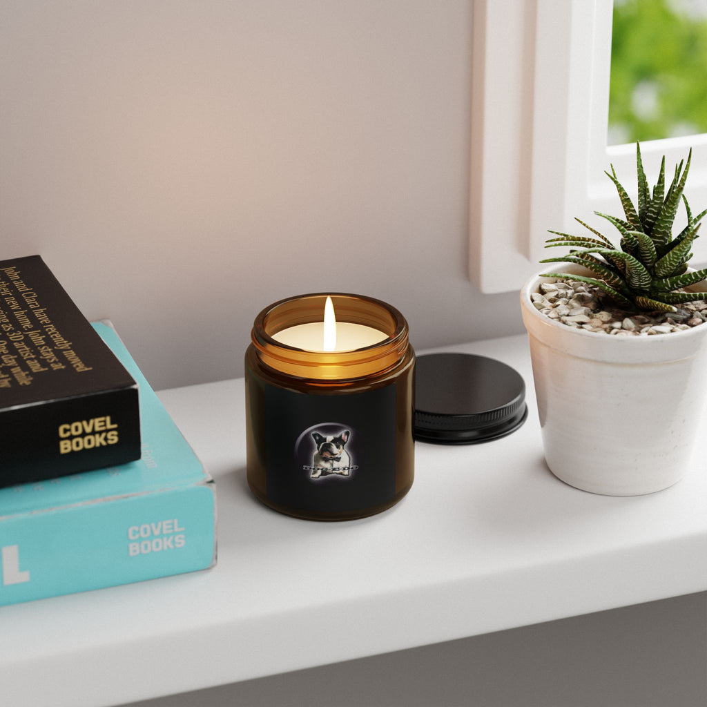 Soy Candle — Sphynx Cat Amber Jar (Scented)