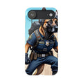 Police K9 German Shepherd Slim Phone Case – Cute Tactical Dog Phone Cover