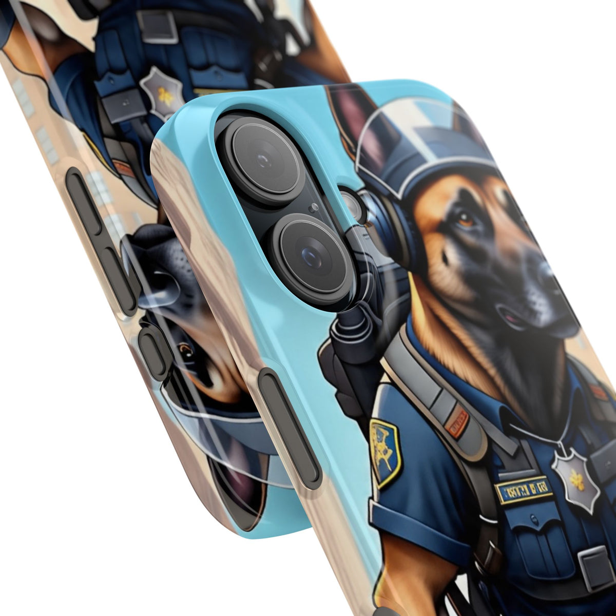 Police K9 German Shepherd Slim Phone Case – Cute Tactical Dog Phone Cover