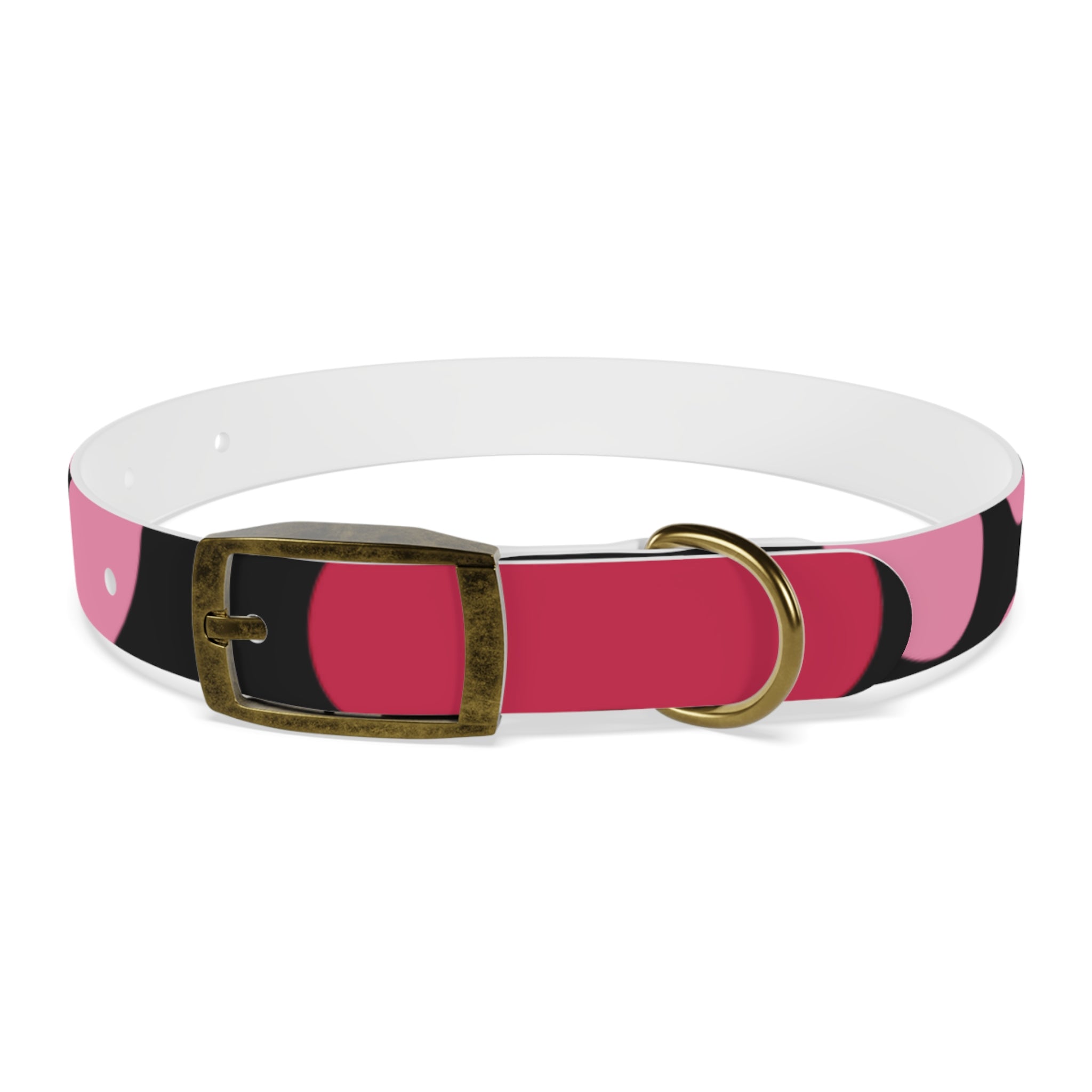 Pink Heart Dog Collar — Valentine’s Day Cute Pet Accessory