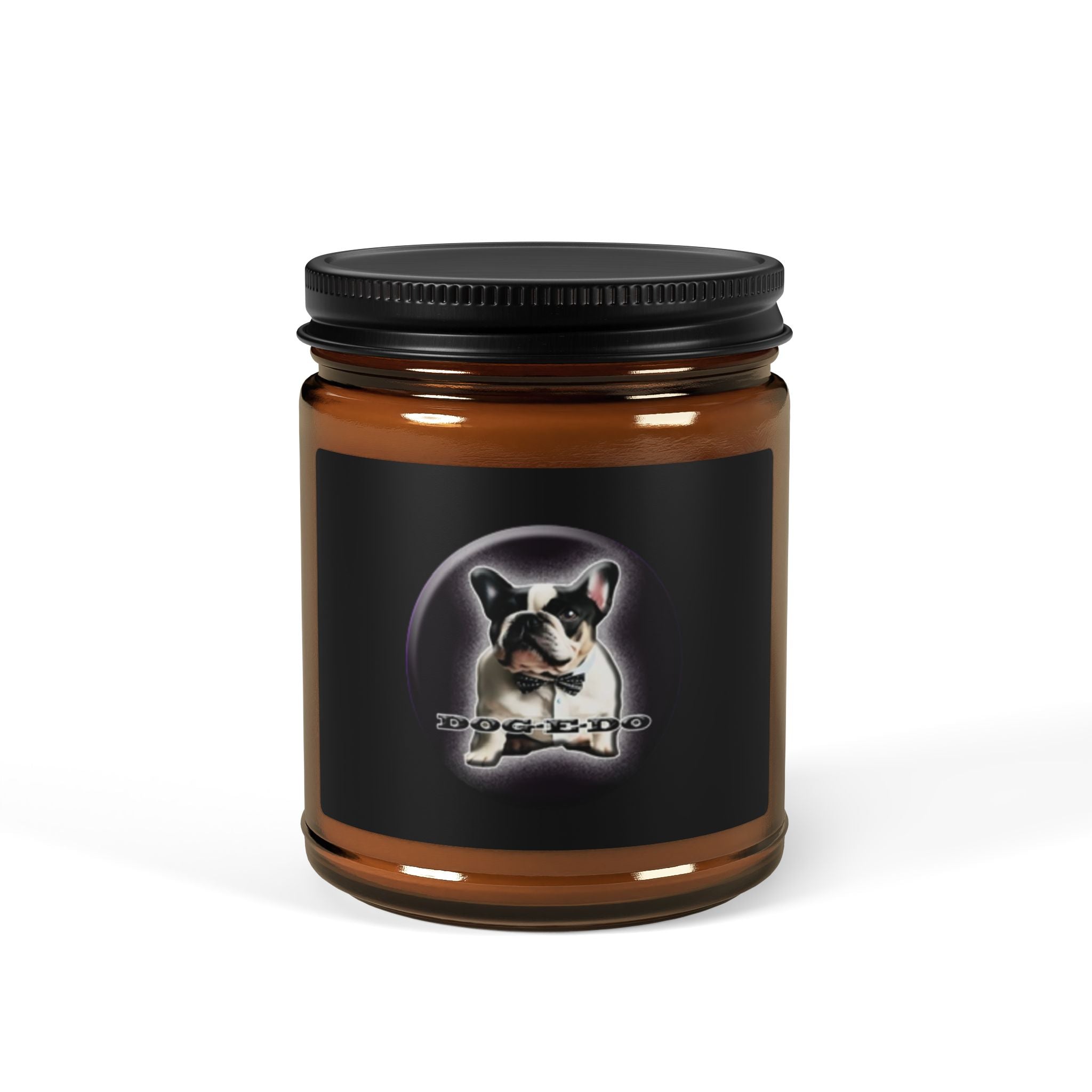 Soy Candle — Sphynx Cat Amber Jar (Scented)