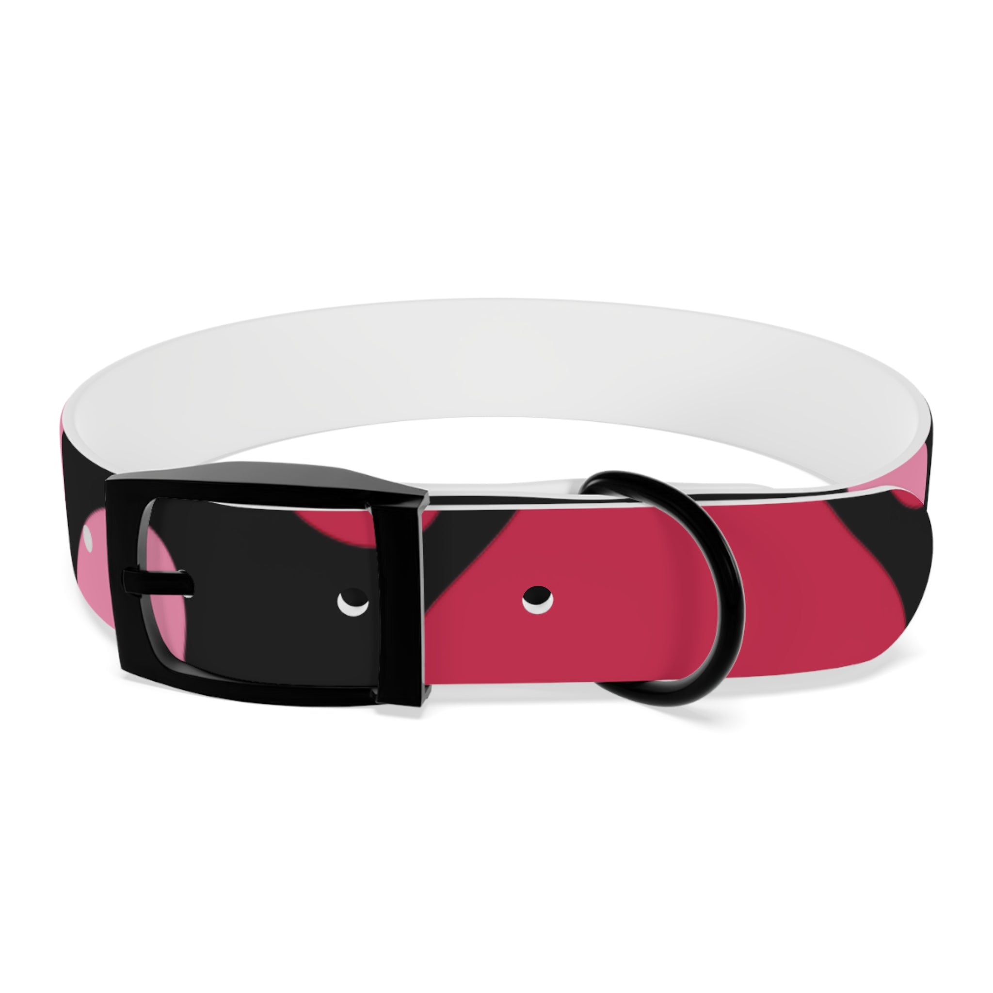 Pink Heart Dog Collar — Valentine’s Day Cute Pet Accessory