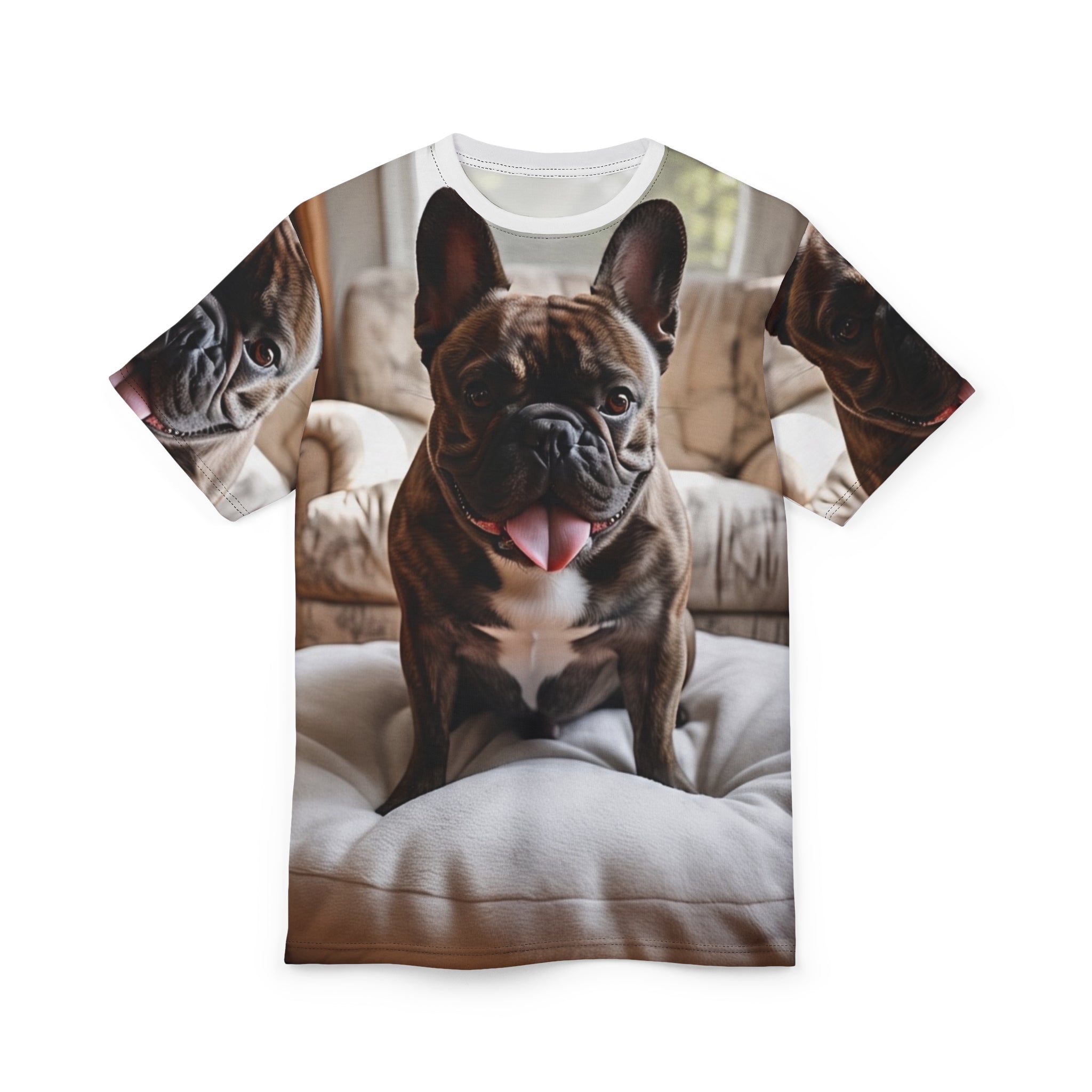 Fun Frenchie Print Unisex Tee - Perfect for Pet Lovers!