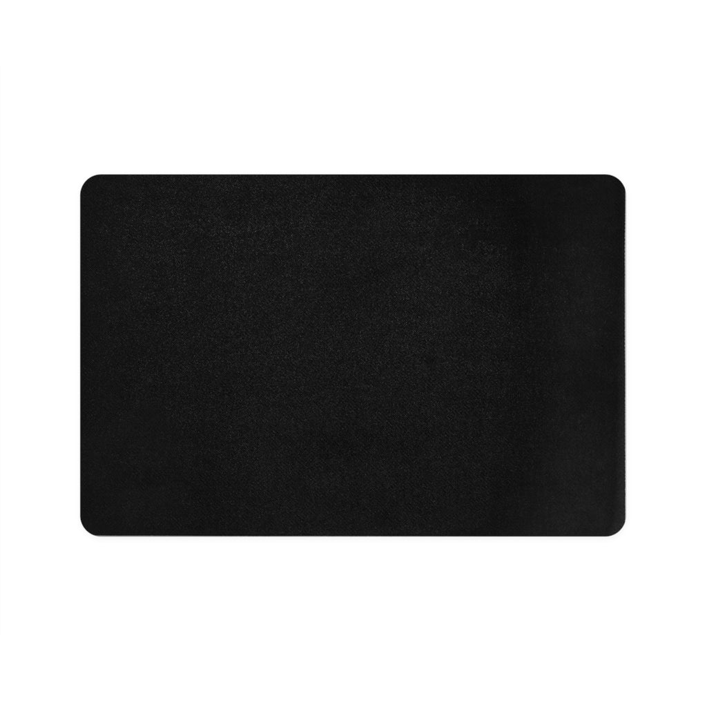Heart Paw Print Pet Food Mat — 12x18 Spill-Resistant Feeding Mat for Dogs & Cats