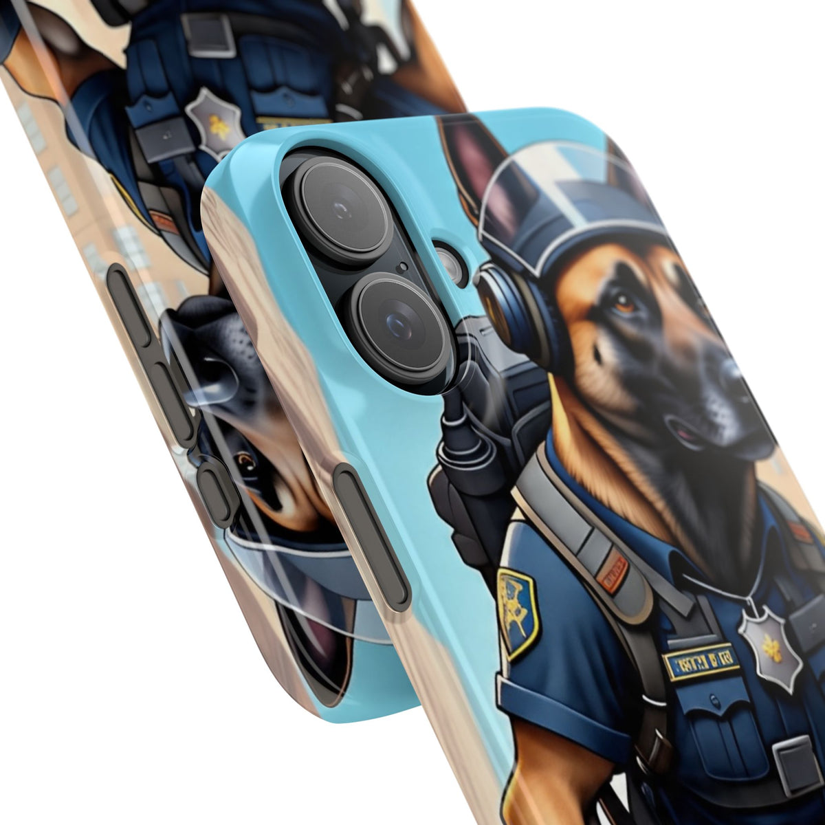 Police K9 German Shepherd Slim Phone Case – Cute Tactical Dog Phone Cover