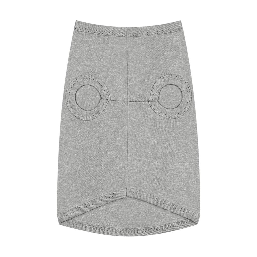 Pet Tank Top — Pink Paw Heart Dog & Cat Tee for Valentines & Everyday Wear