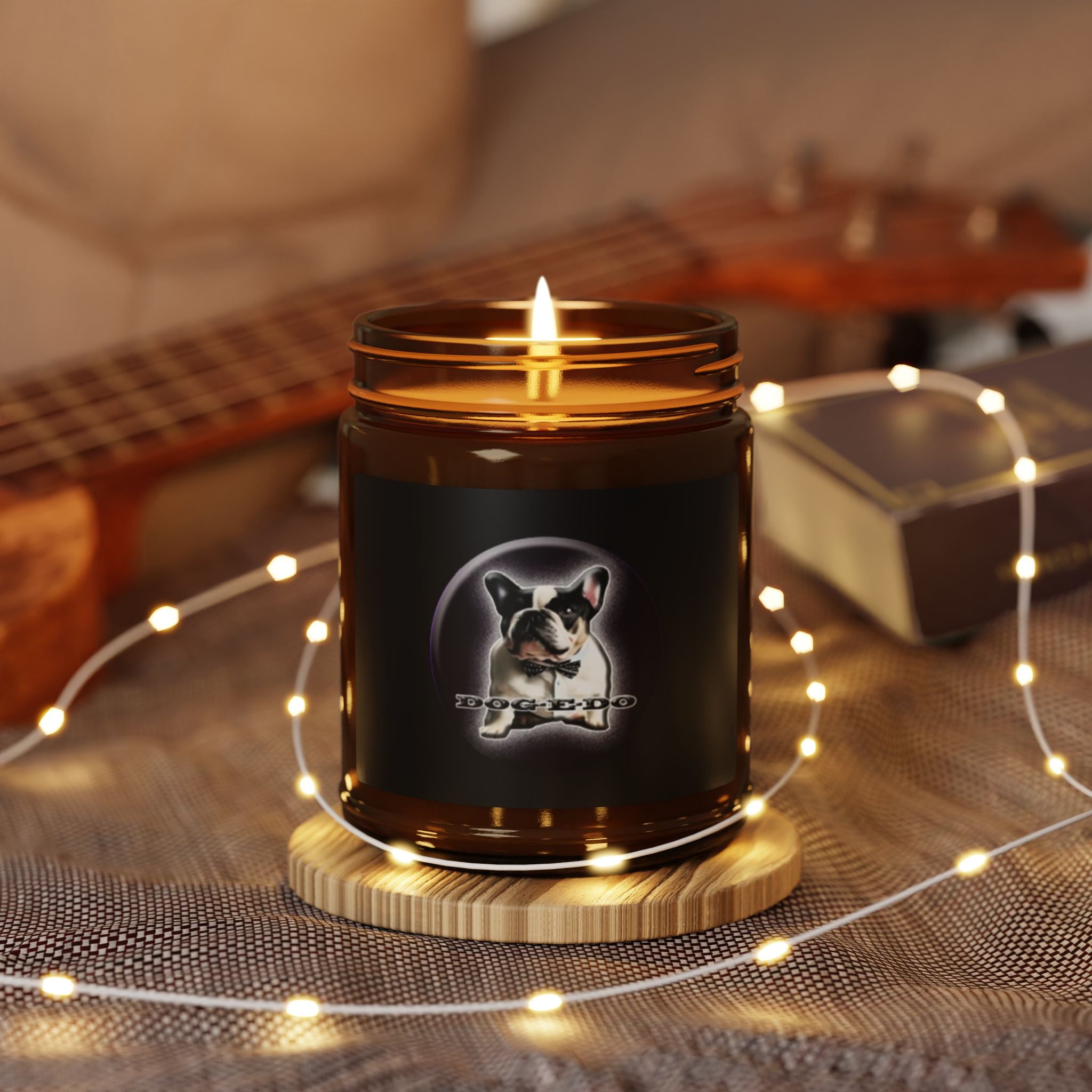 Soy Candle — Sphynx Cat Amber Jar (Scented)
