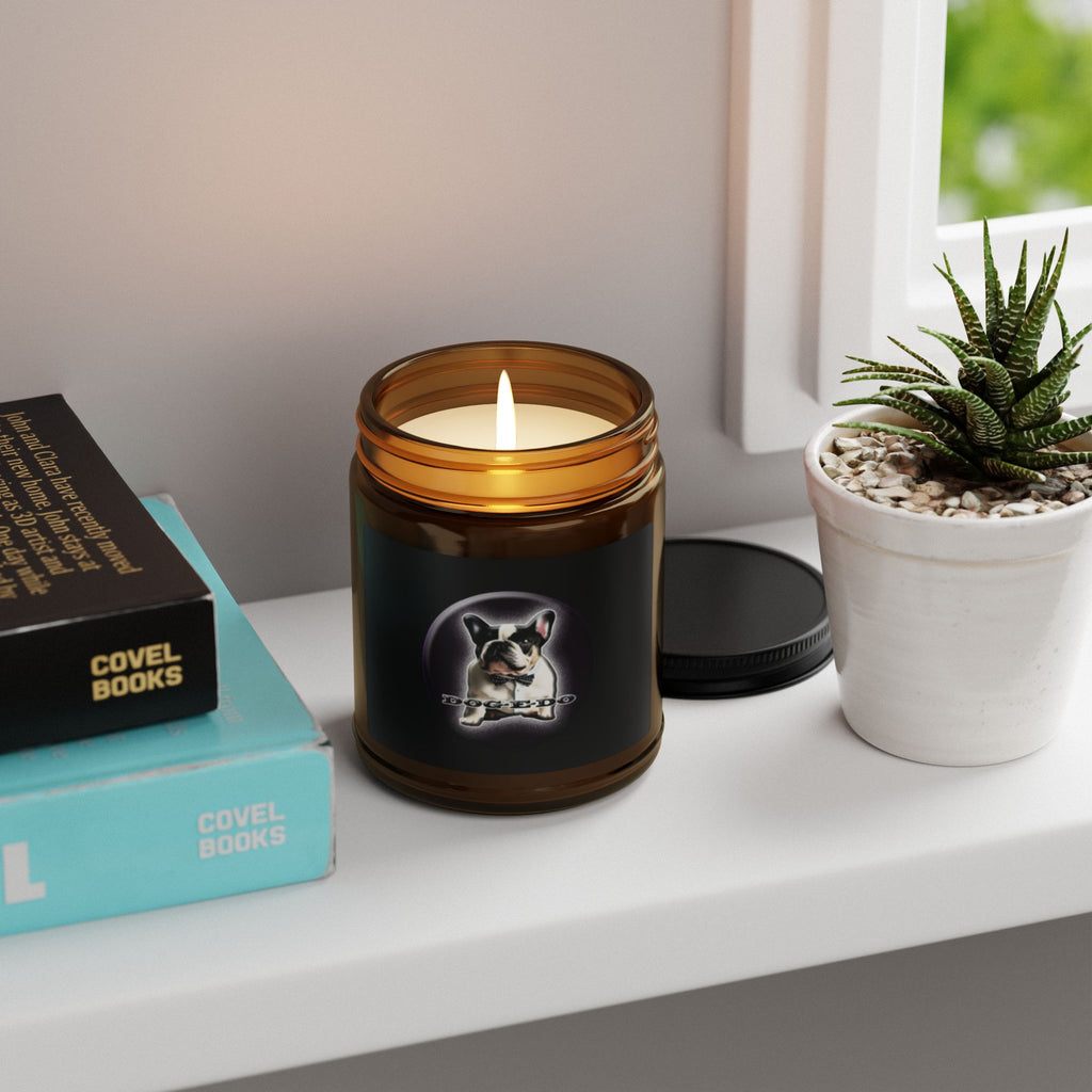 Soy Candle — Sphynx Cat Amber Jar (Scented)