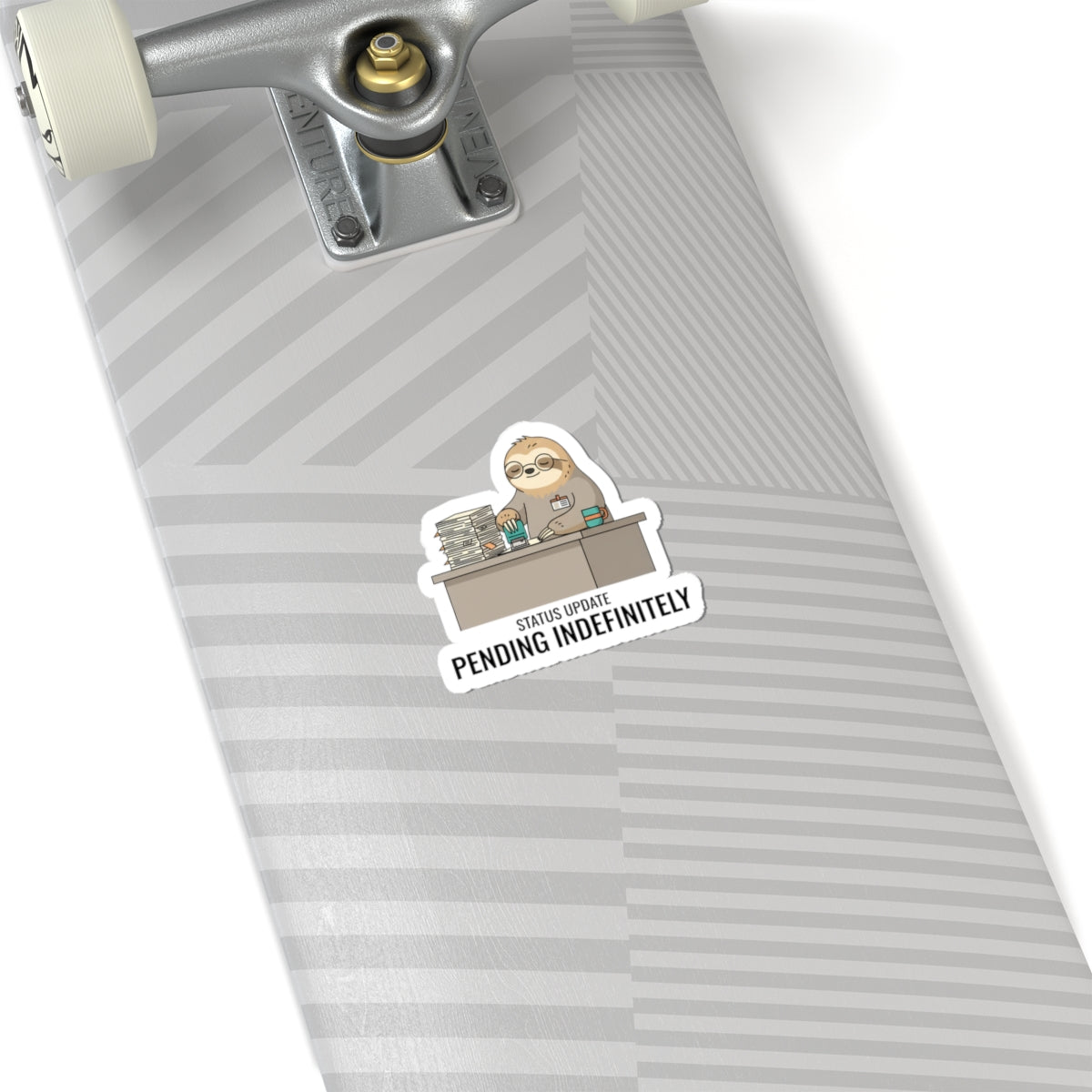 Pending Indefinitely Sloth Sticker | Unhinged Animal Bureaucracy, office sloth meme