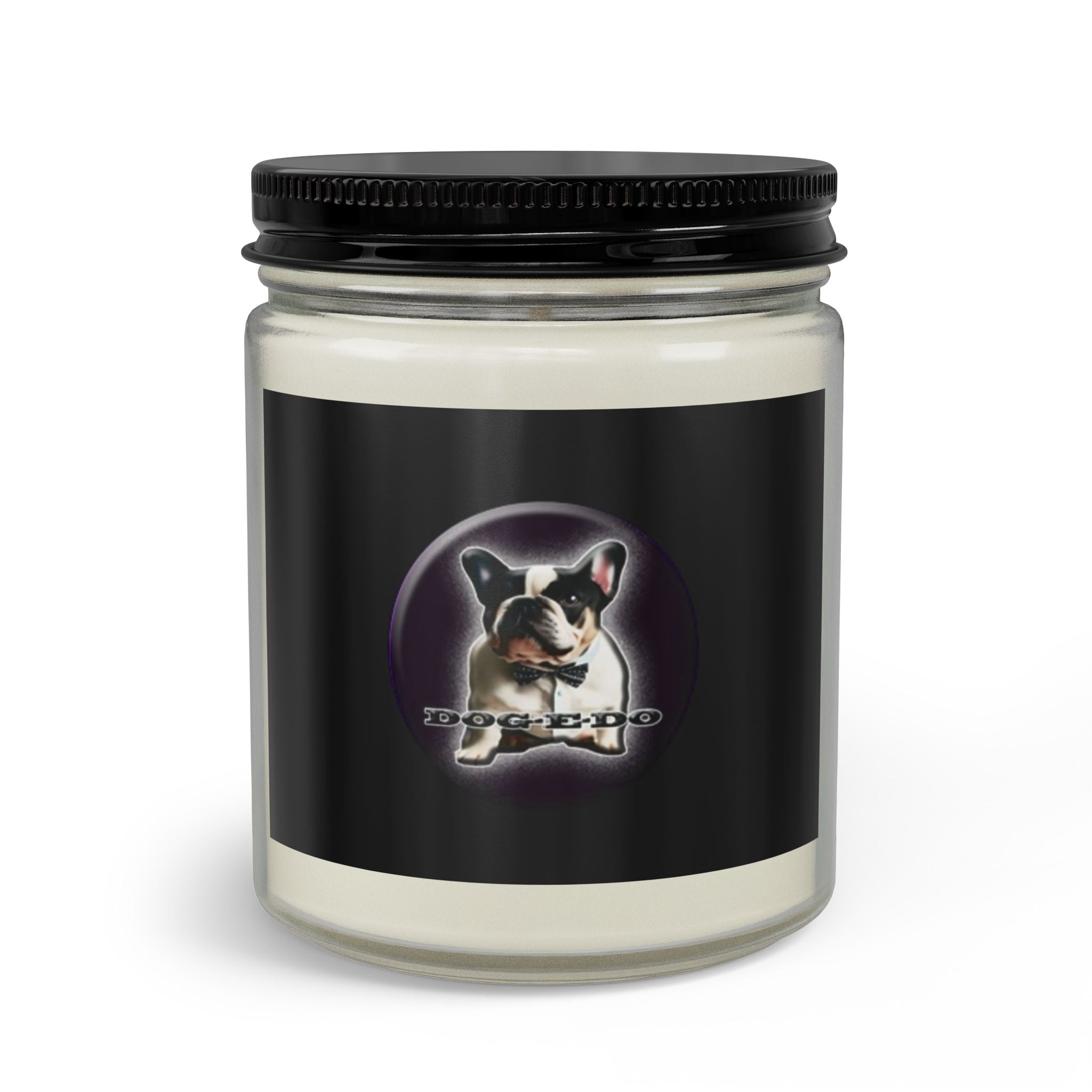 Dog Lover Candle Set with Matches & Wick Trimmer — Boston Terrier Design