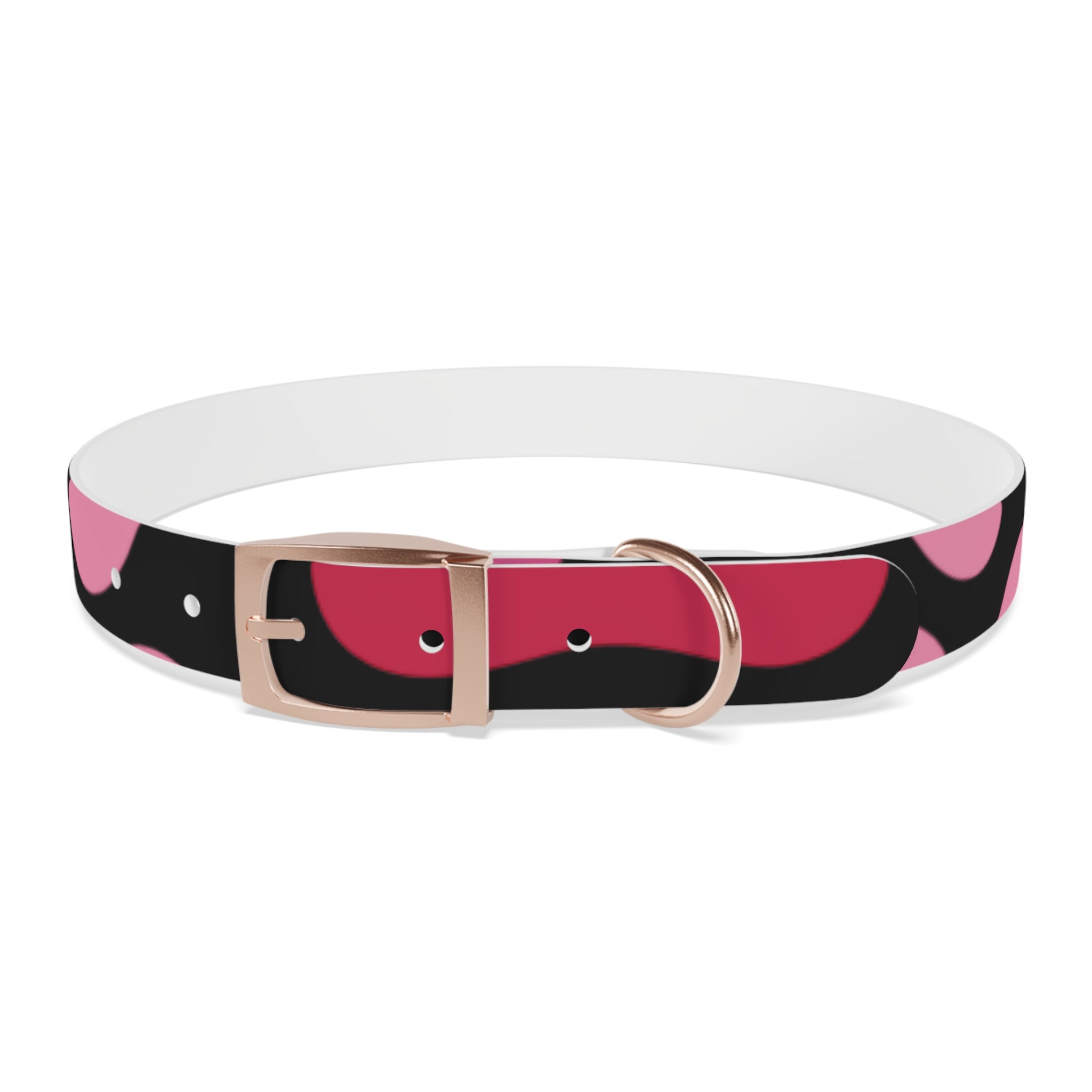 Pink Heart Dog Collar — Valentine’s Day Cute Pet Accessory