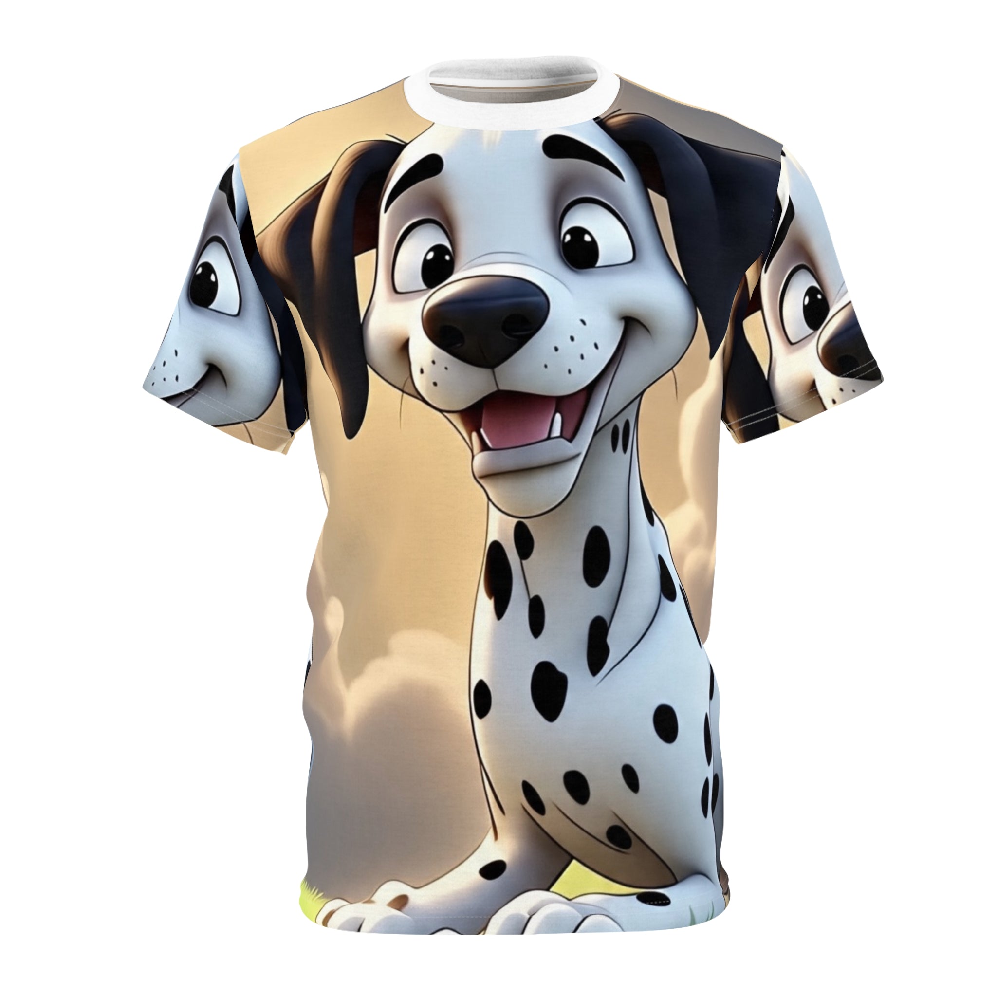 Dalmatian Fun Dog Print Unisex Tee - Perfect for Pet Lovers!